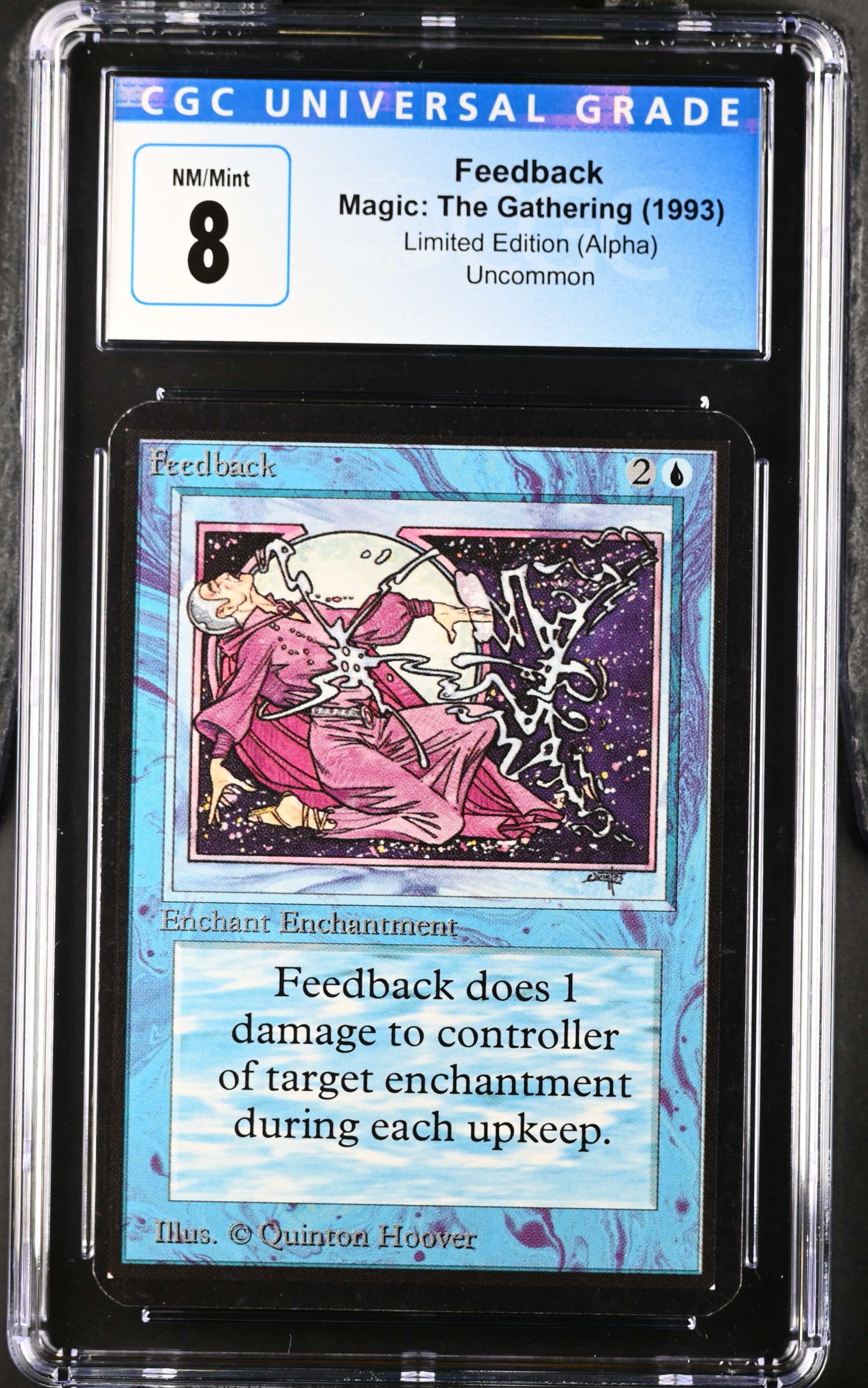 Magic: the Gathering MTG Feedback [Alpha Edition] Graded 8 NM/Mint