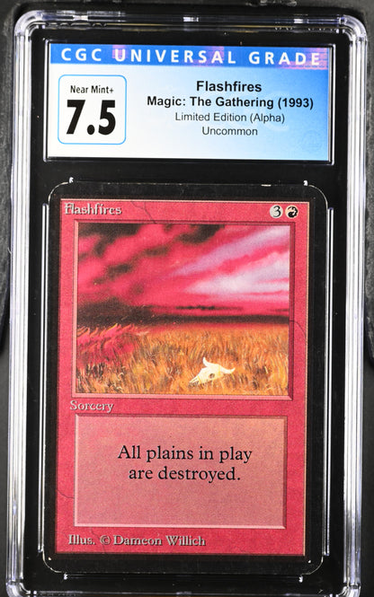 Magic: the Gathering MTG Flashfires [Alpha Edition] Graded 7.5 Near Mint+