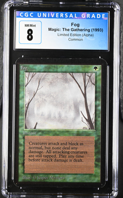 Magic: The Gathering MTG Fog [Alpha Edition] Graded CGC 8 NM/Mint