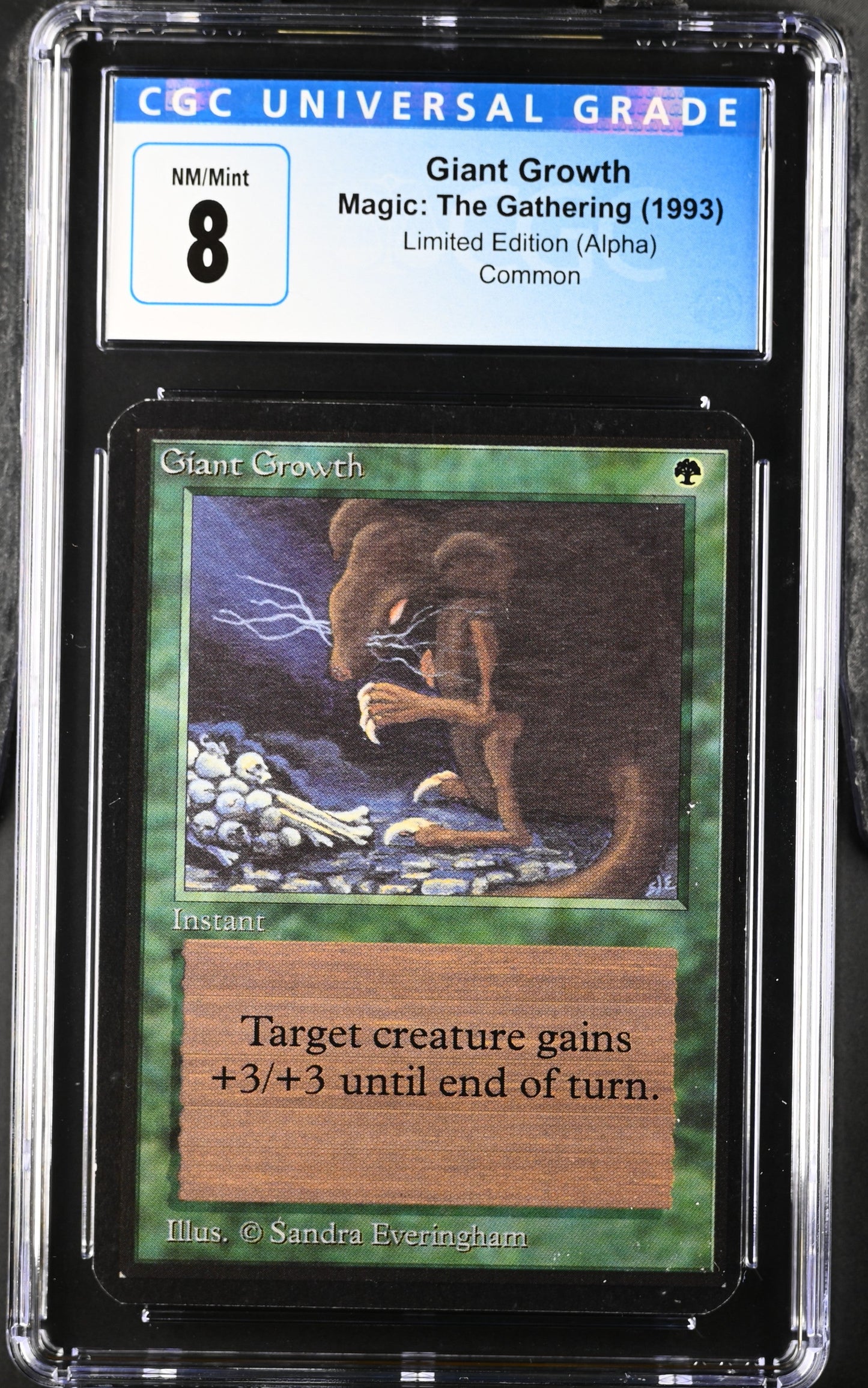 Magic: The Gathering MTG Giant Growth [Alpha Edition] Graded CGC 7 Near Mint