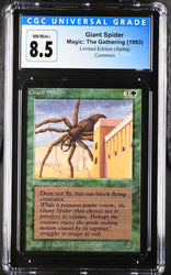 Magic: The Gathering MTG Giant Spider [Alpha Edition] Graded CGC 8.5 NM/Mint+