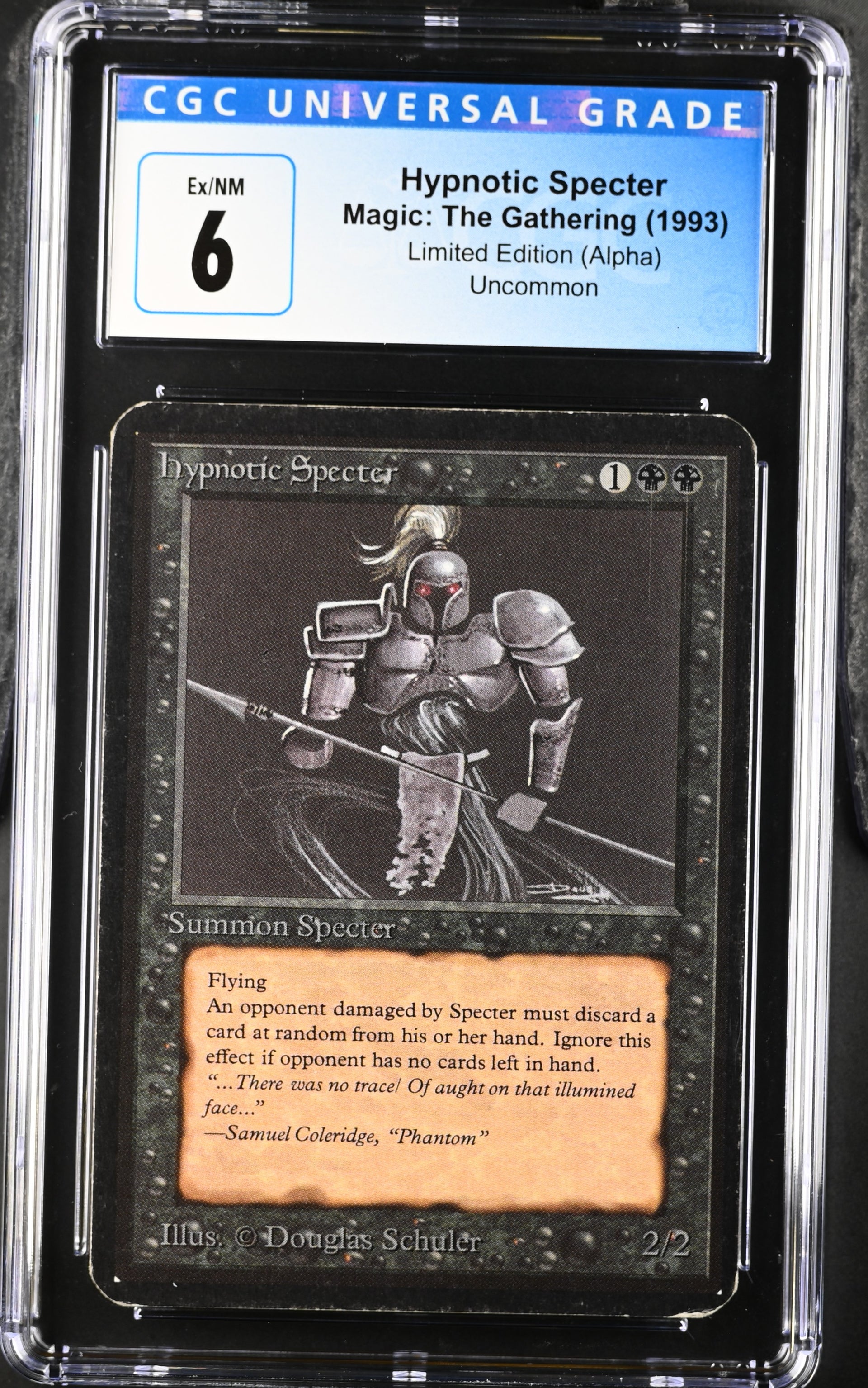 Magic: The Gathering MTG Hypnotic Specter [Alpha Edition] Graded CGC 6   Digital Heroes