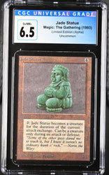 Magic: the Gathering MTG Jade Statue [Alpha Edition] Graded CGC 6.5 EX/NM+