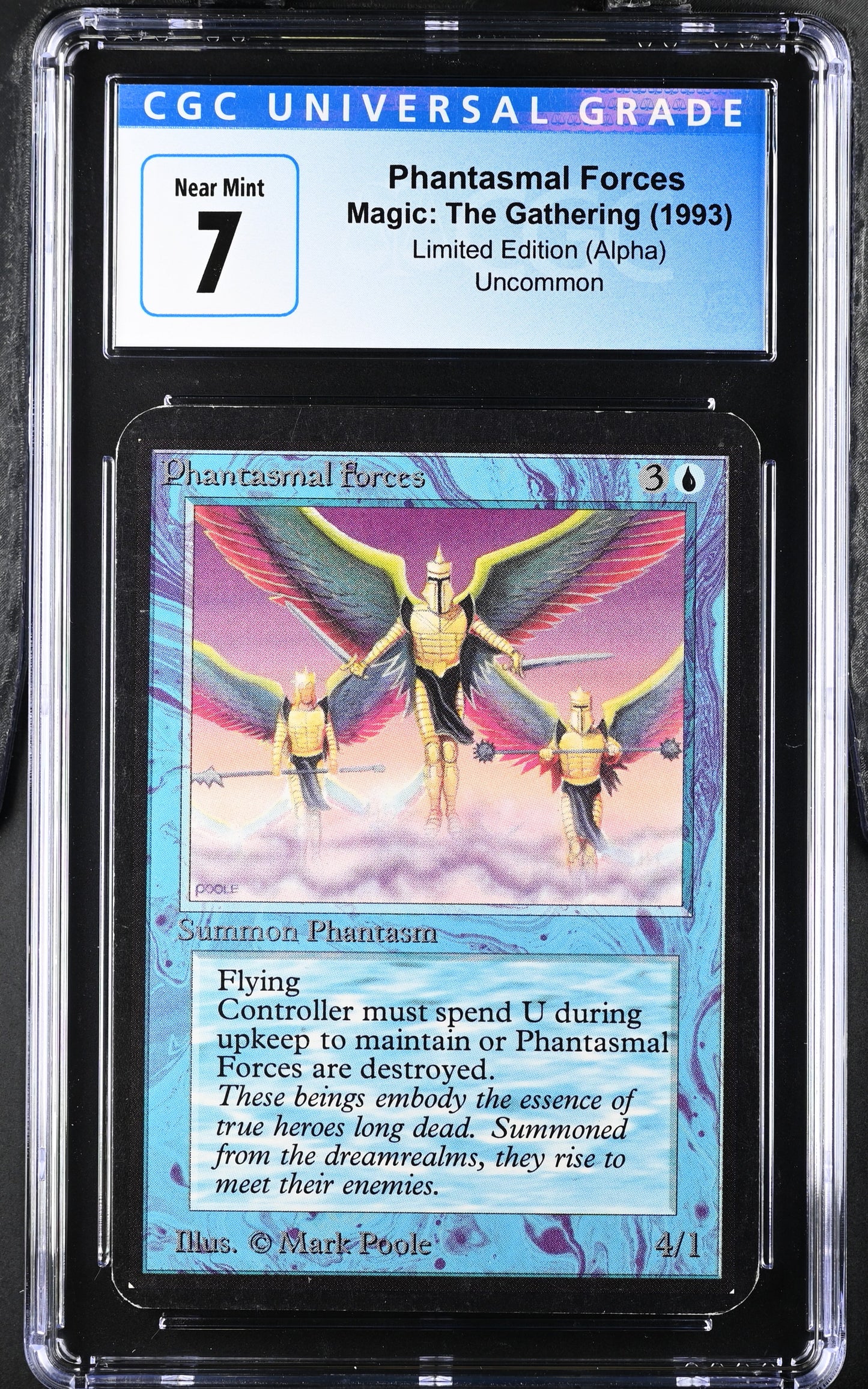 Magic: The Gathering MTG Phantasmal Forces [Alpha Edition] Graded CGC 7 Near Mint