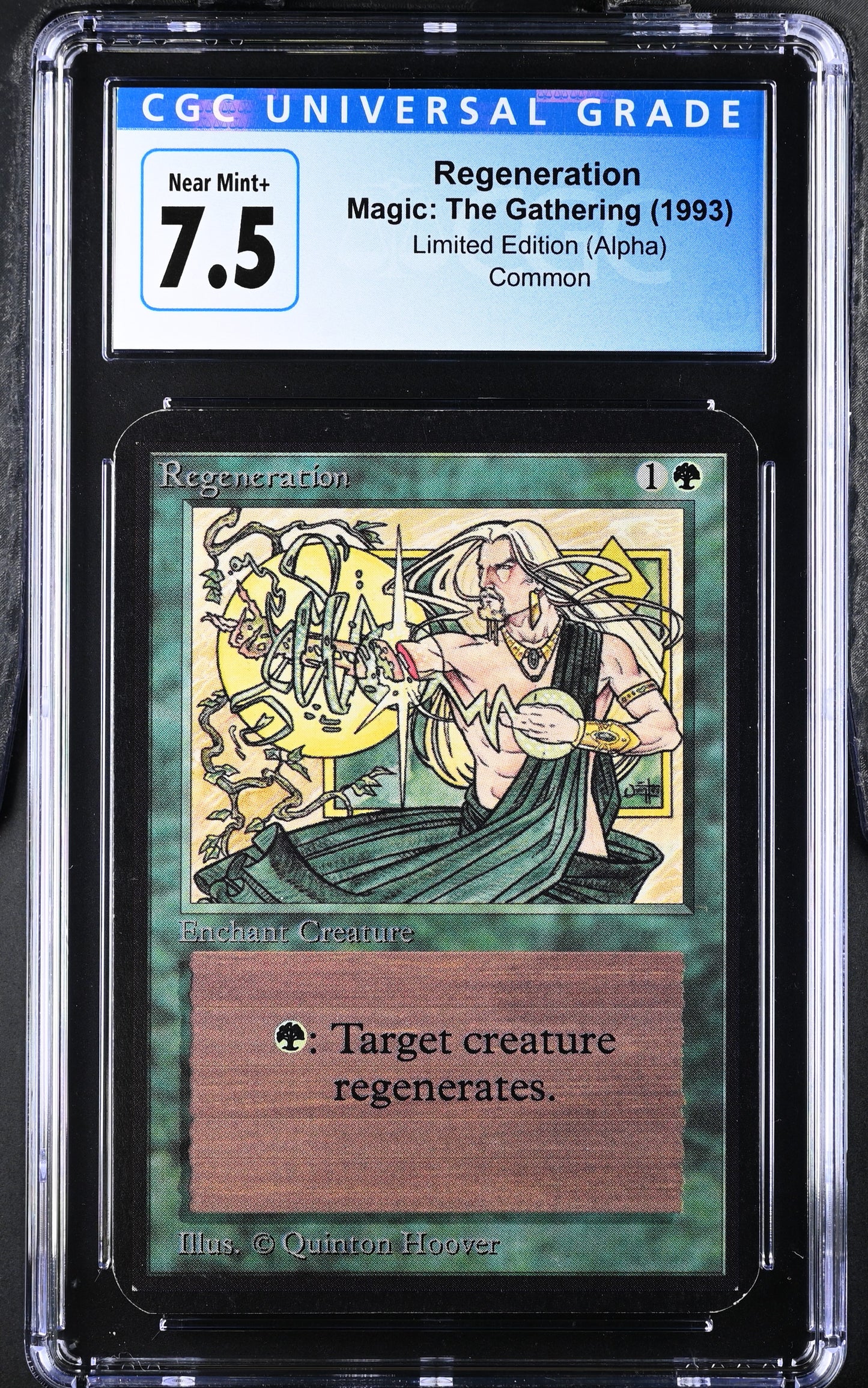 Magic: the Gathering MTG Regeneration [Alpha Edition] Graded CGC 7.5 Near Mint+