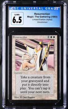 Magic: the Gathering MTG Resurrection [Alpha Edition] Graded CGC 6.5 Ex/NM+