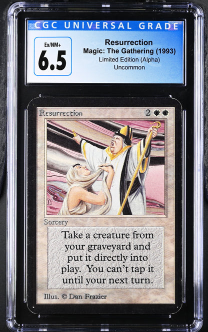 Magic: the Gathering MTG Resurrection [Alpha Edition] Graded CGC 6.5 Ex/NM+
