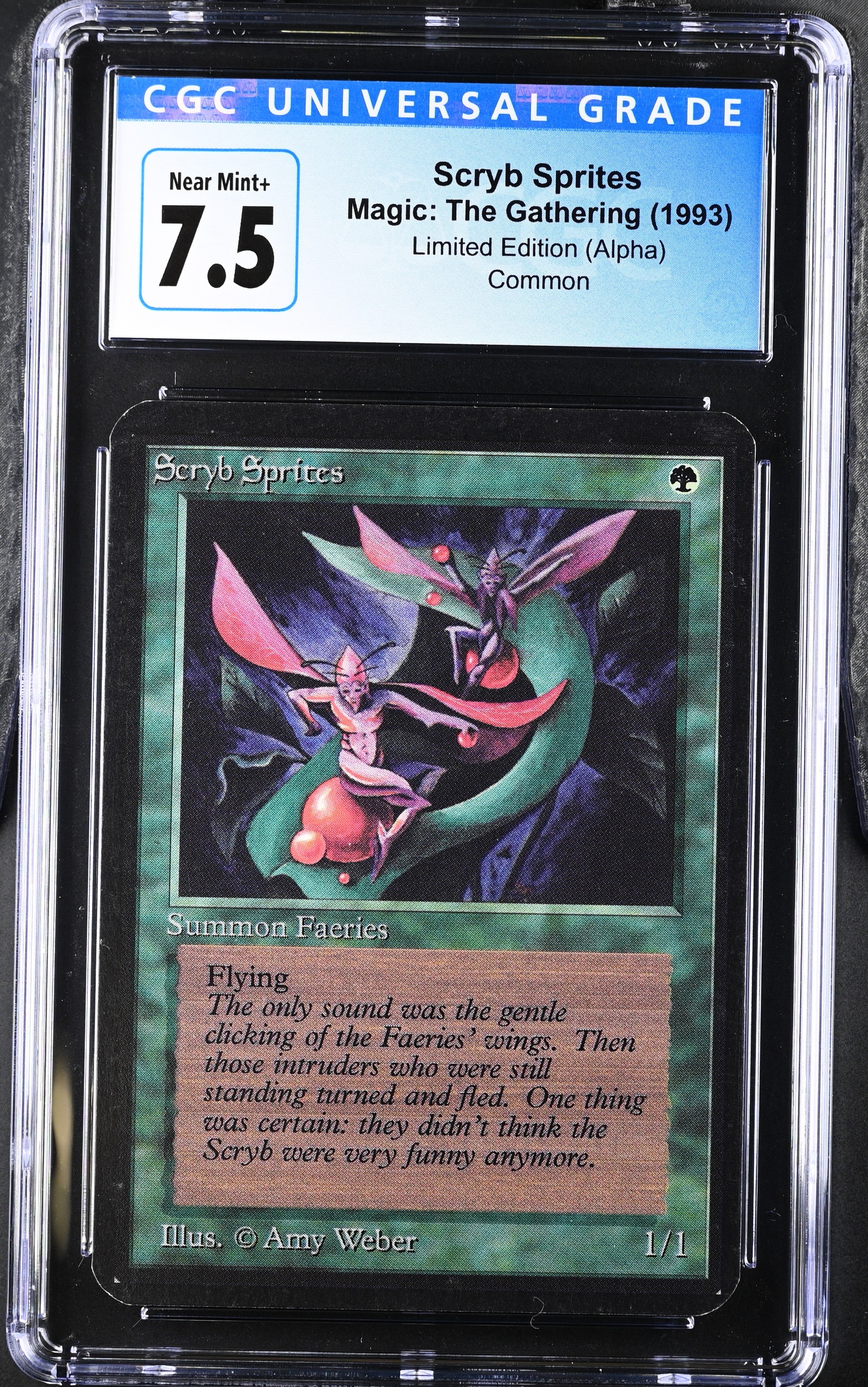 Magic: the Gathering MTG Scryb Sprites [Alpha Edition] Graded CGC 7.5 Near Mint+