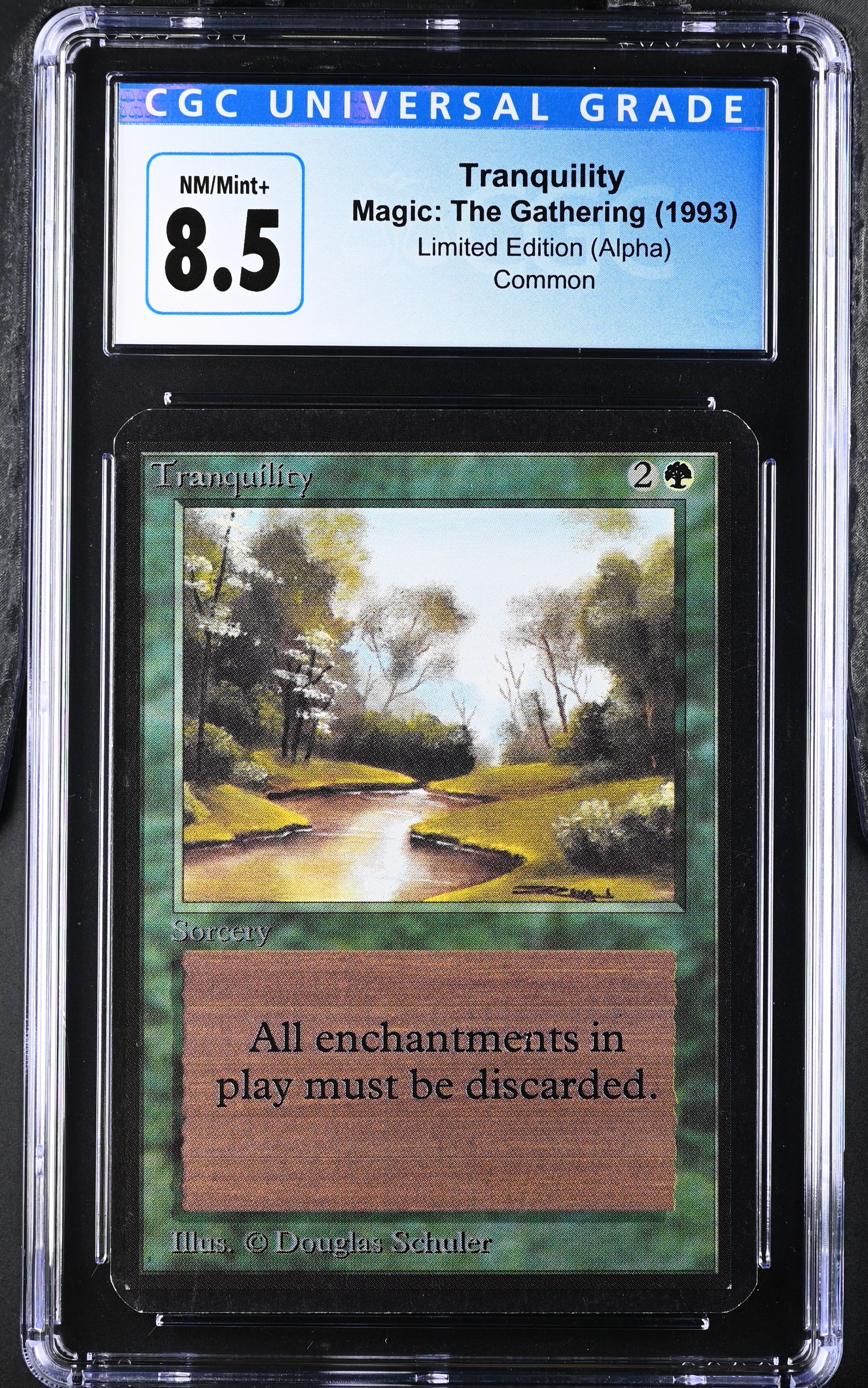 Magic: the Gathering MTG Tranquility [Alpha Edition] Graded CGC 8.5 NM/Mint+