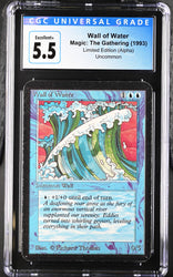 Magic: the Gathering MTG Wall of Water [Alpha Edition] Graded CGC 5.5 Excellent+