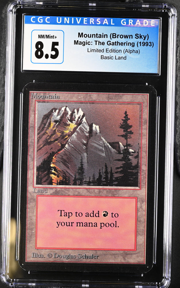Magic: The Gathering MTG Mountain (292) [Alpha Edition] Graded CGC 8.5 NM/Mint+