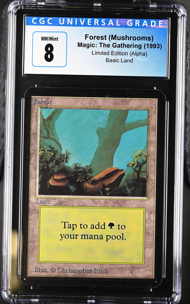 Magic: The Gathering MTG Forest (294) [Alpha Edition] Graded CGC 8 NM/Mint