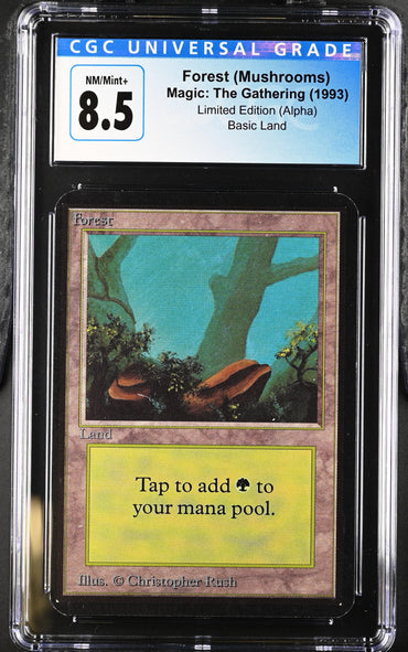 Magic: The Gathering MTG Forest (294) [Alpha Edition] Graded CGC 8.5 NM/Mint+