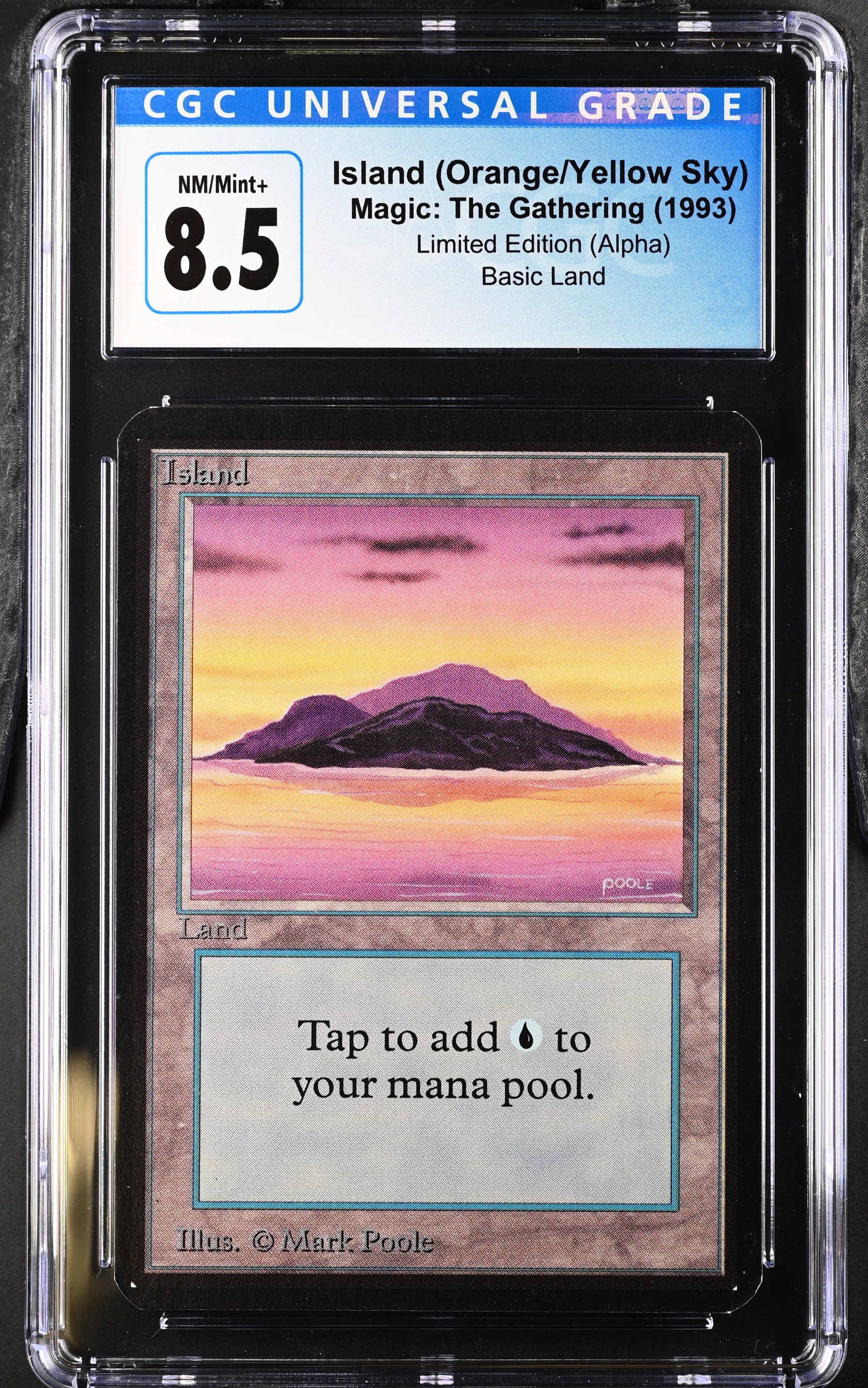 Magic: the Gathering MTG Island (288) [Alpha Edition] Graded CGC 8.5 NM/Mint+