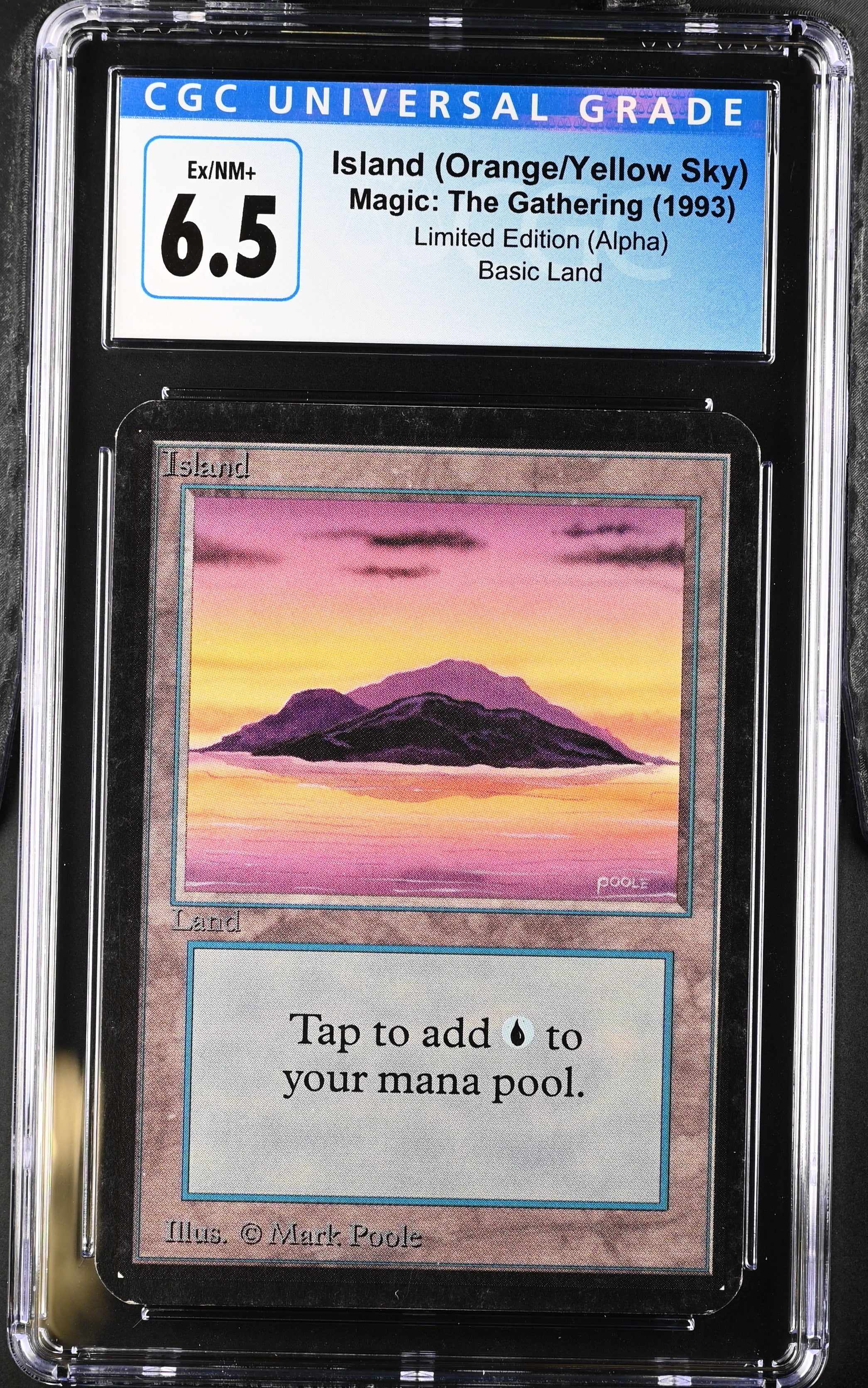 Magic: the Gathering MTG Island (288) [Alpha Edition] Graded CGC 6.5 Ex/NM+