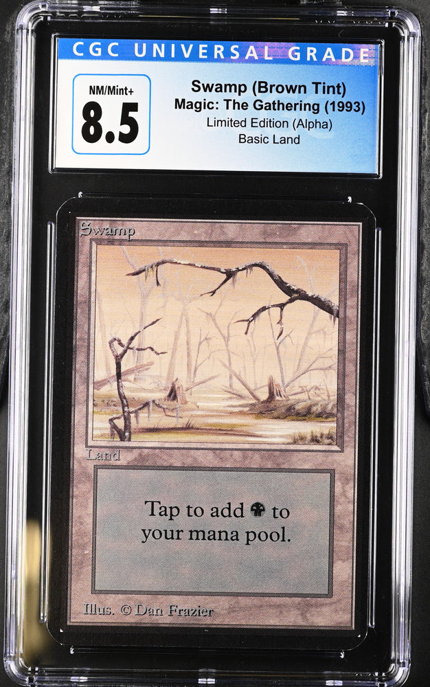 Magic: the Gathering MTG Swamp (291) [Alpha Edition] Graded CGC 8.5 NM/Mint+