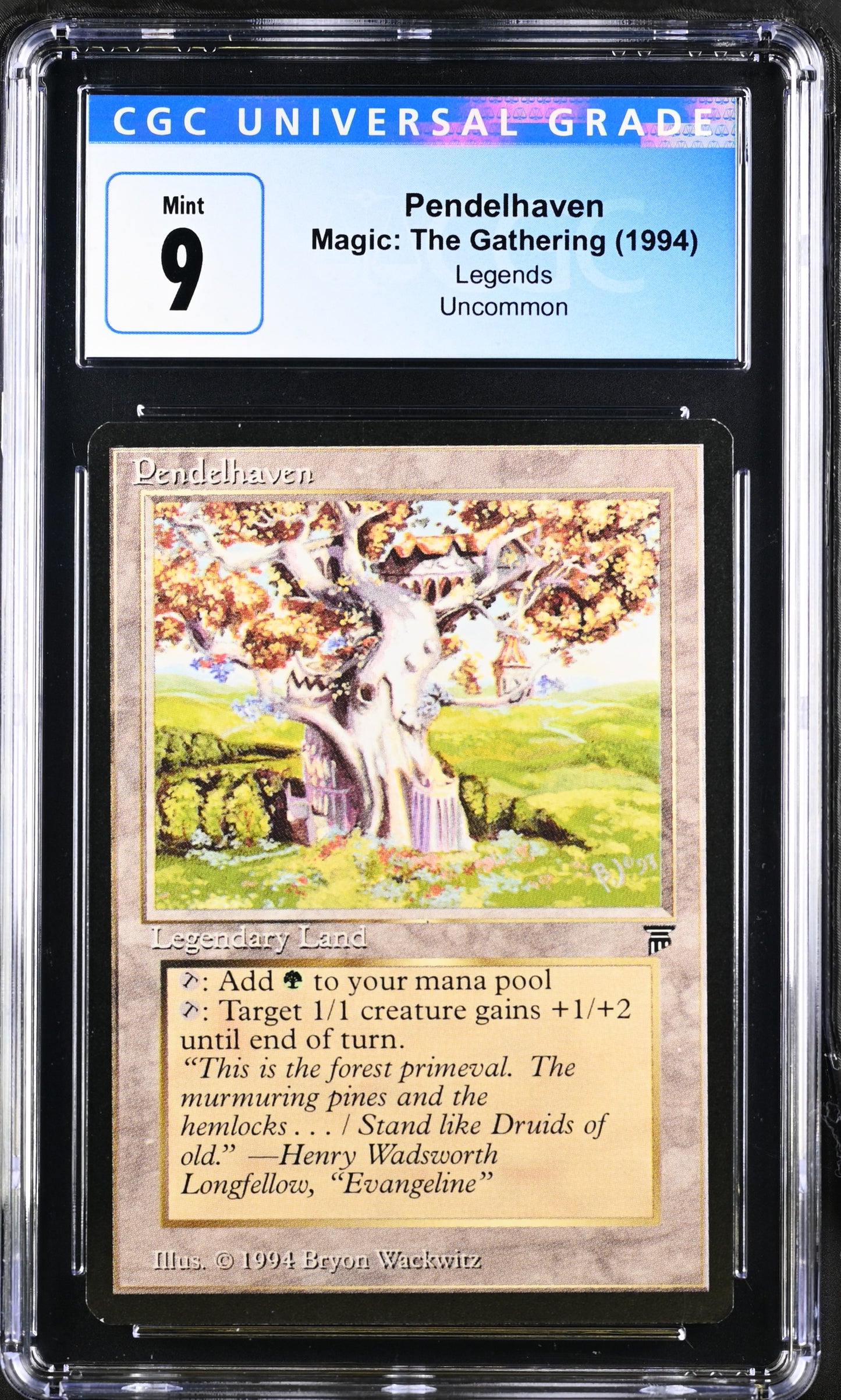 Magic MTG Pendelhaven [Legends] Graded CGC 9 Mint