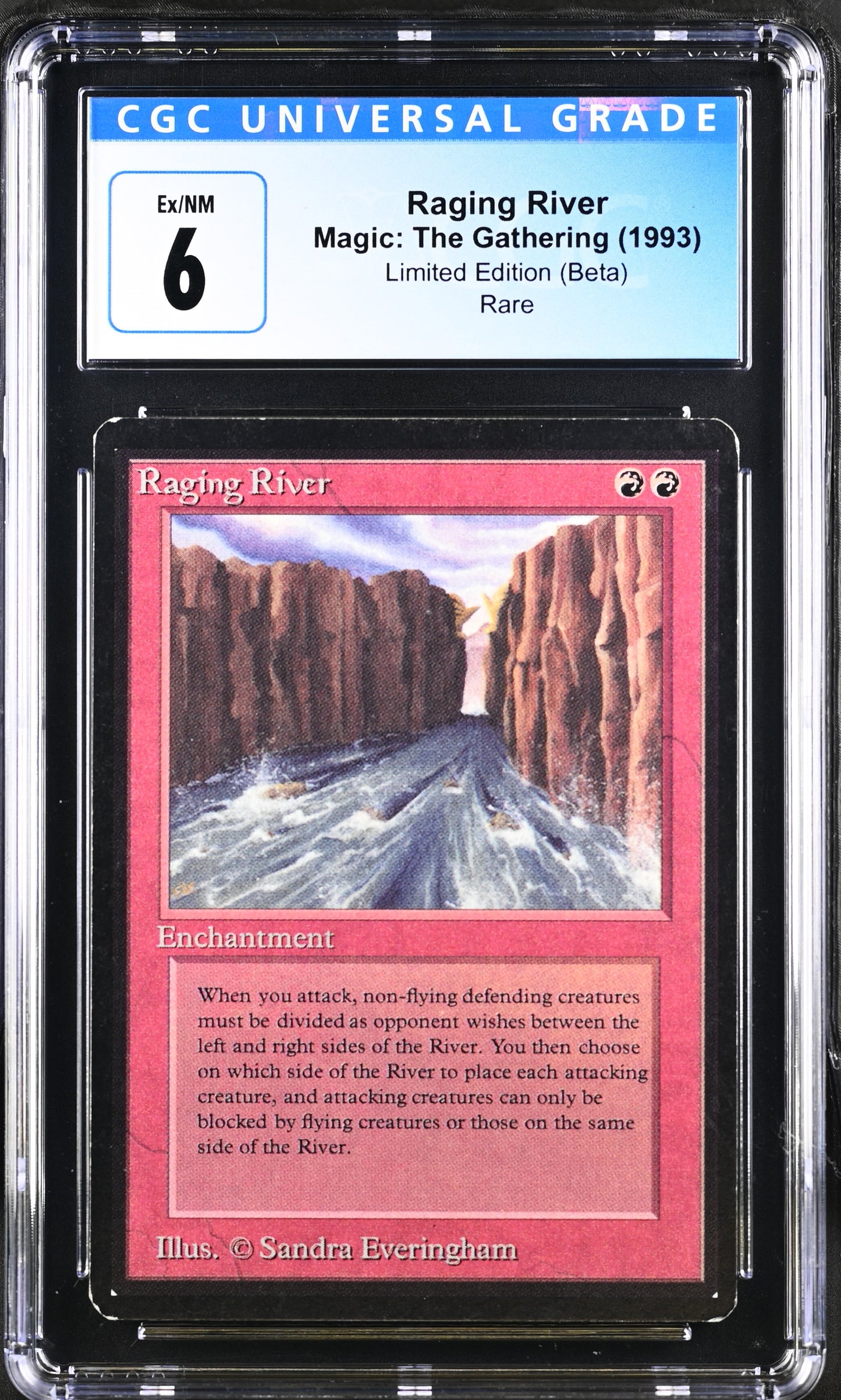 Magic: The Gathering MTG Raging River [Beta Edition] Graded CGC 6 Ex/NM