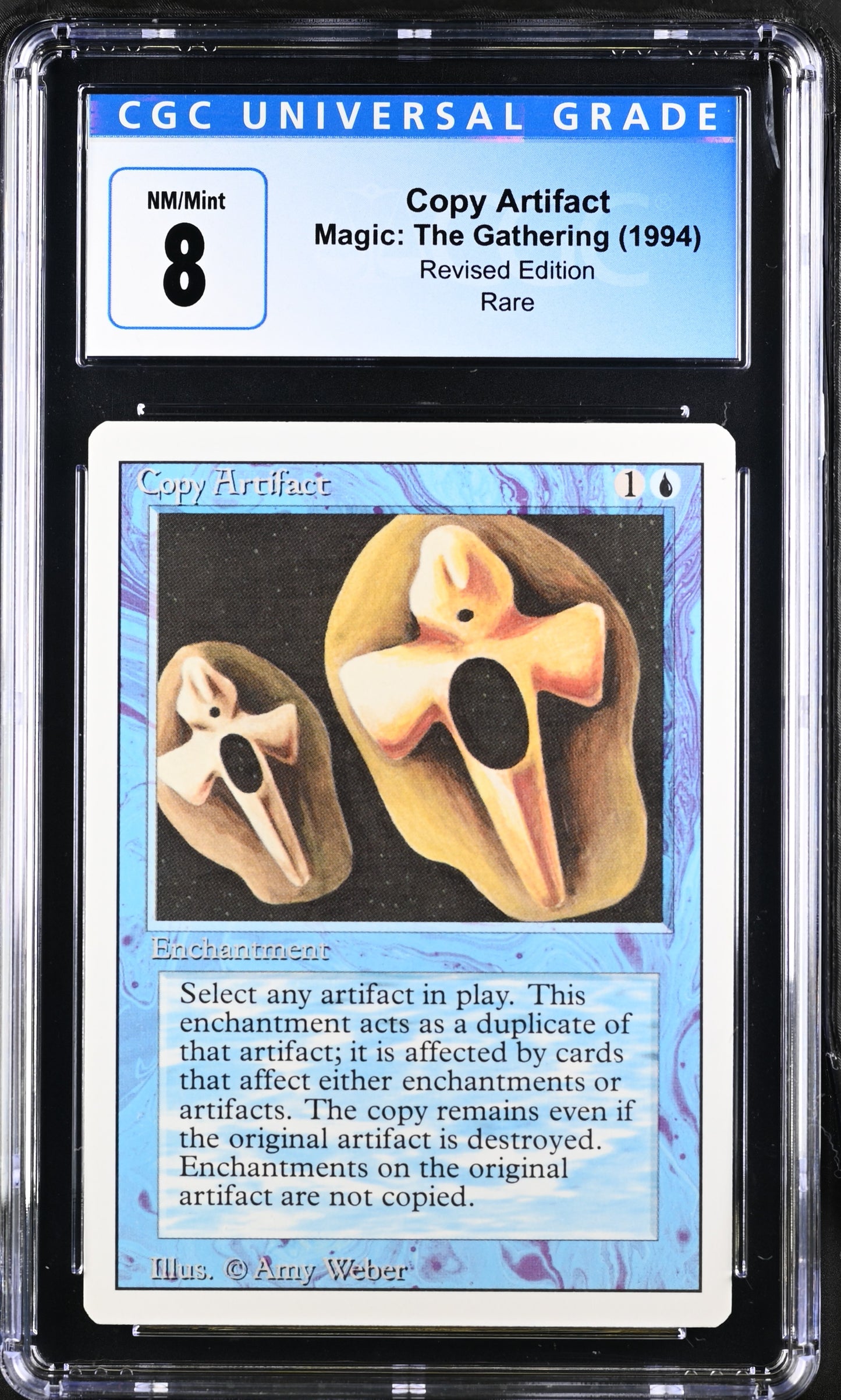 Magic: The Gathering MTG Copy Artifact [Revised Edition] Graded CGC 8 NM/Mint