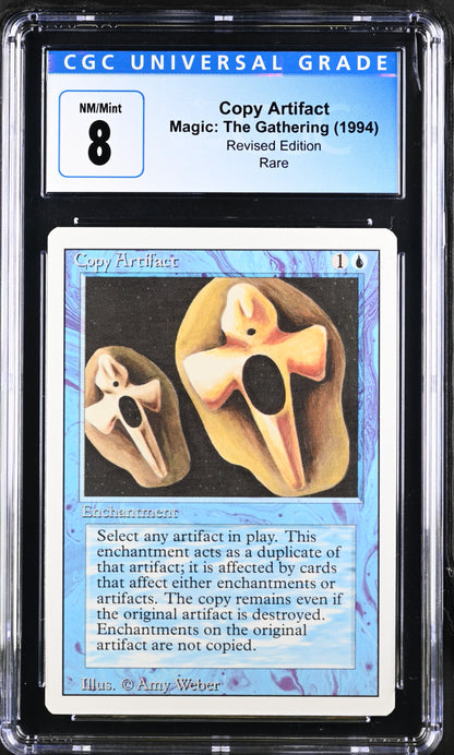 Magic: The Gathering MTG Copy Artifact [Revised Edition] Graded CGC 8 NM/Mint