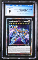 YGO Divine Arsenal AA-ZEUS - Sky Thunder (Starlight Rare) [PHRA-EN045] 1st Graded CGC 9 Mint