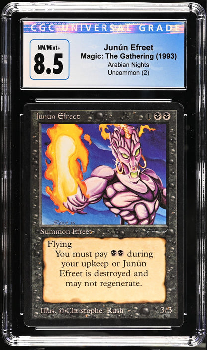 Magic: the Gathering MTG Junun Efreet [Arabian Nights] Graded CGC 8.5 NM/Mint+