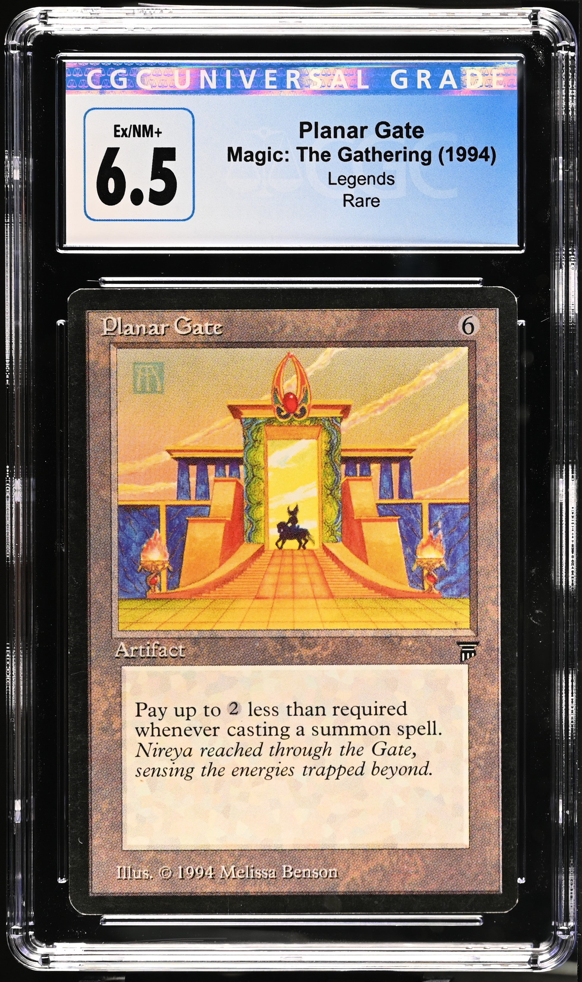 Magic: The Gathering MTG Planar Gate [Legends] Graded CGC 6.5 Ex/NM+