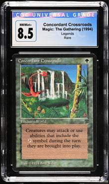 Magic: The Gathering MTG Concordant Crossroads [Legends] Graded CGC 8.5 NM/Mint+