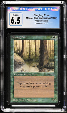 Magic: the Gathering MTG Singing Tree [Arabian Nights] Graded CGC 6.5 Ex/NM+