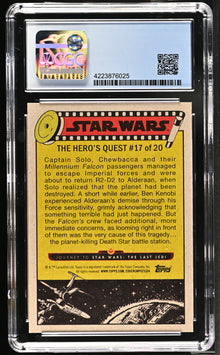 Star Wars Journey to Last Jedi Gold Base Parallel Chase Card 67 #25/25 CGC 10 Pristine