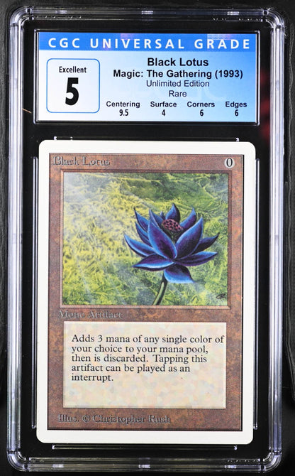 black lotus card mtg ArtifactCard Type Guy opens old Magic: The