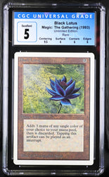 Magic: The Gathering MTG Black Lotus [Unlimited Edition] Graded CGC 5 Excellent