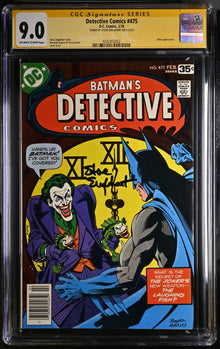 Detective Comics #475 (1978) CGC 9.0 Signed by Steve Englehart