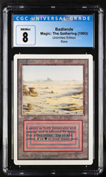 Magic: The Gathering MTG Badlands [Unlimited Edition] Graded CGC 8 NM/Mint