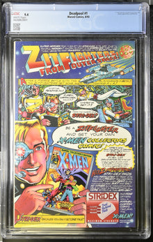 Deadpool #1 (1993) Graded CGC 9.4