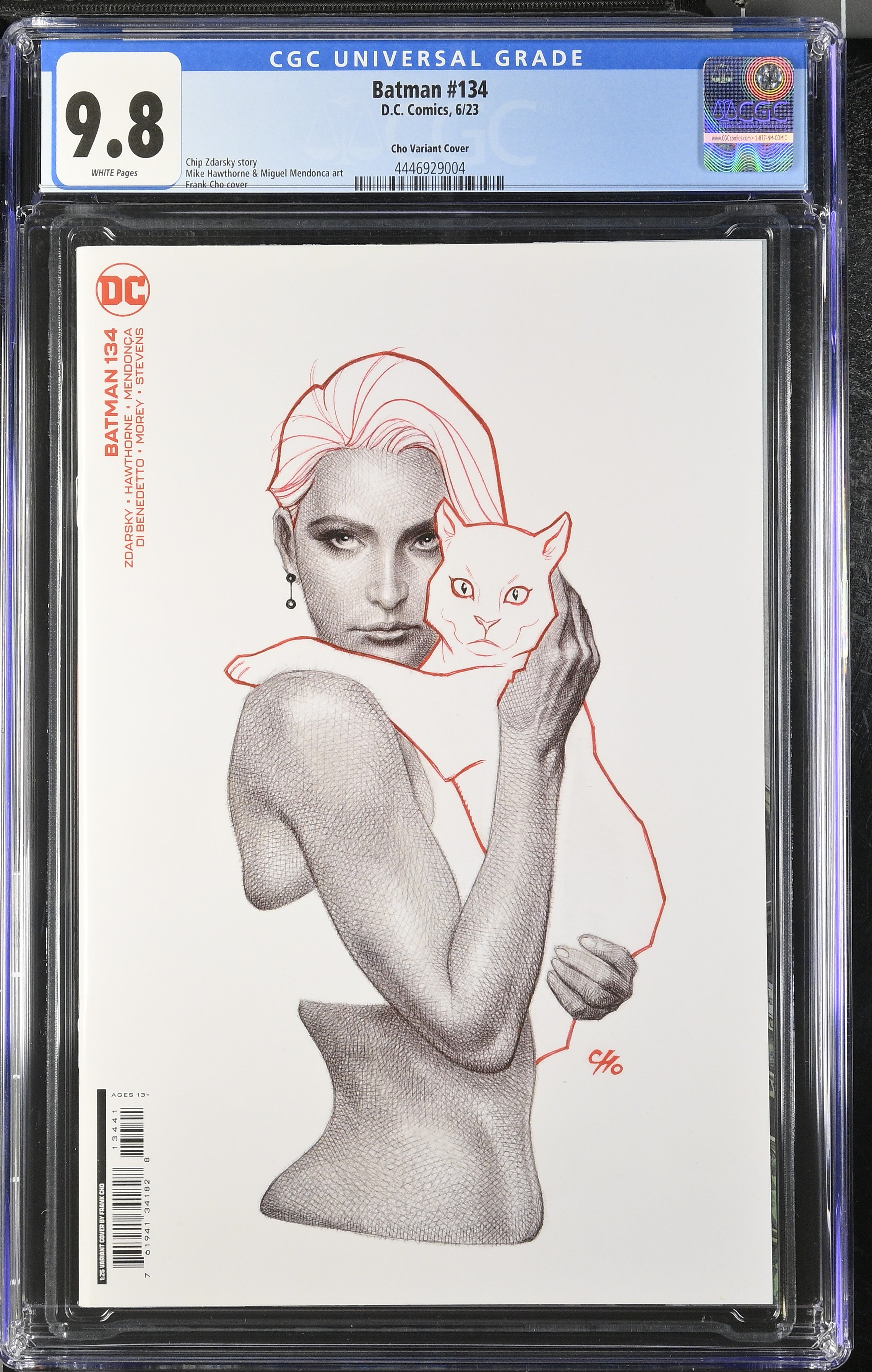 Batman #134 CGC 9.8 Cover D 1 in 25 Frank Cho Card Stock Variant