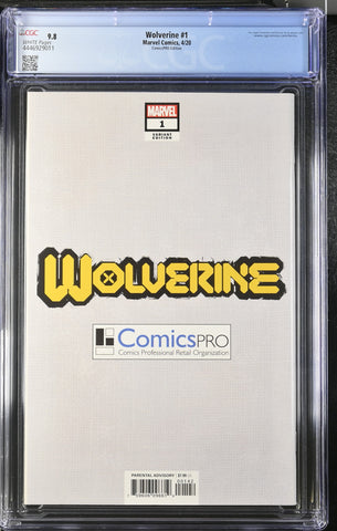 Wolverine #1 (2020) Graded CGC 9.8 ComicsPro Edition Blue Kubert