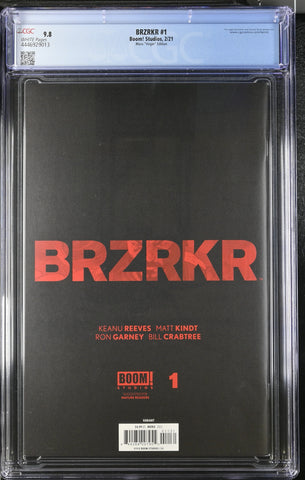 BRZRKR (BERZERKER) #1 Graded CGC 9.8 MORA 1:200 Virgin Variant