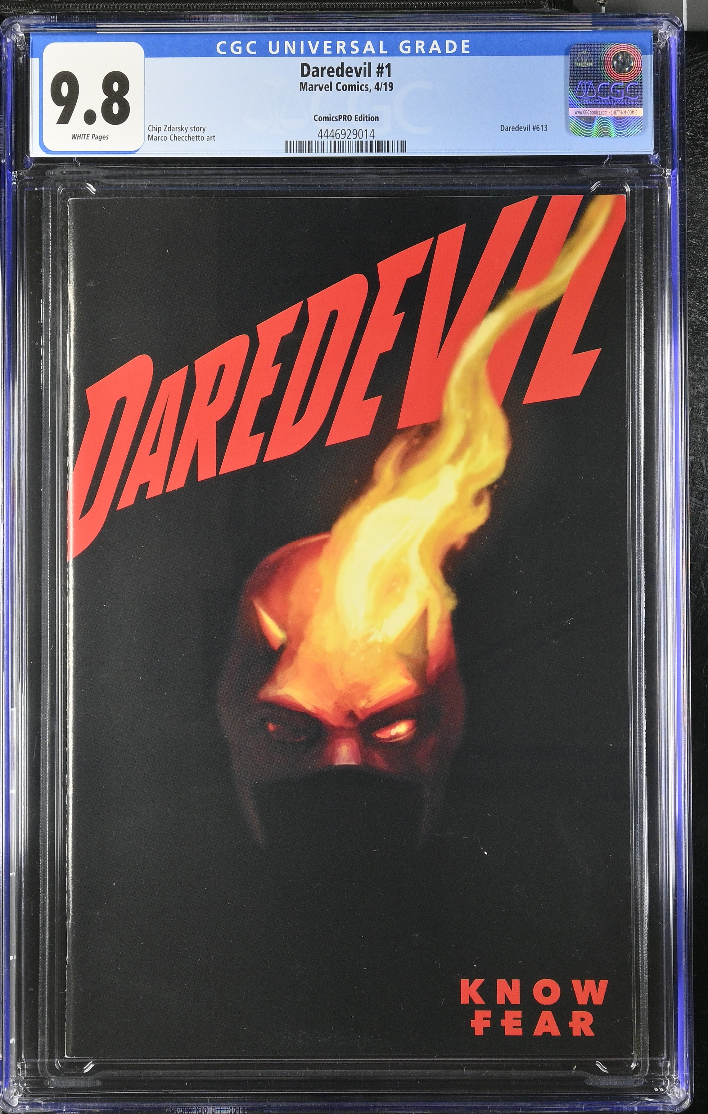 Daredevil #1 (2019) CGC 9.8 ComicsPro Edition Variant