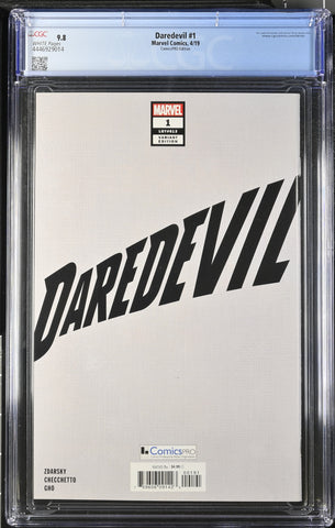 Daredevil #1 (2019) CGC 9.8 ComicsPro Edition Variant