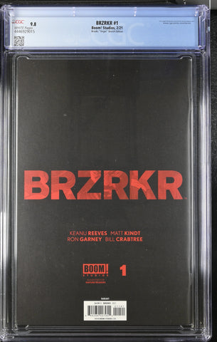 BRZRKR (BERZERKER) #1 Graded CGC 9.8 BROOKS 1:500 Virgin Sketch Variant