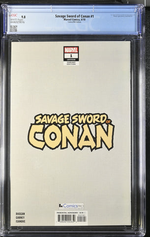 Savage Sword of Conan (2019) #1 CGC 9.8 ComicsPRO Edition