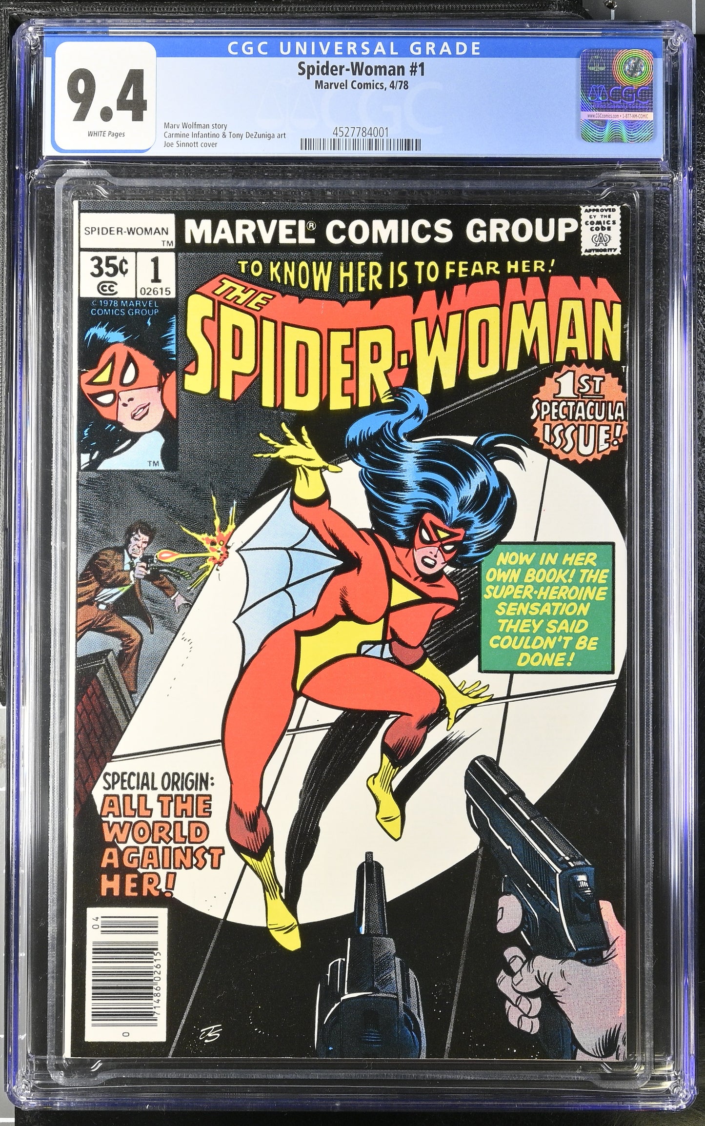 Spider-Woman #1 (1978) Graded CGC 9.4