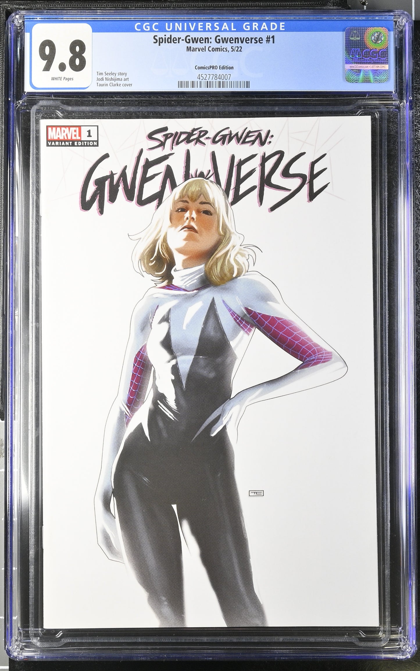 Spider-Gwen Gwenverse #1 Clarke ComicsPRO Variant Graded CGC 9.8