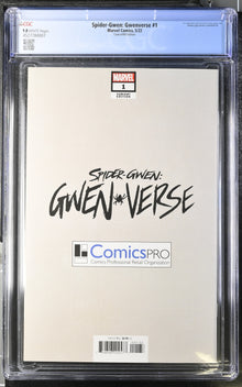 Spider-Gwen Gwenverse #1 Clarke ComicsPRO Variant Graded CGC 9.8