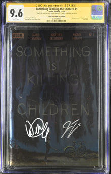 SOMETHING IS KILLING CHILDREN #1 LCSD 2020 FOIL CGC 9.6 Signed Dell'Edera Tynion