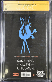 SOMETHING IS KILLING CHILDREN #1 LCSD 2020 FOIL CGC 9.8 Signed Dell'Edera Tynion 2