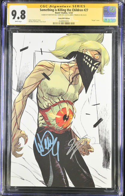 SOMETHING IS KILLING CHILDREN #27 ComicsPro CGC 9.8 Signed Dell'Edera Tynion