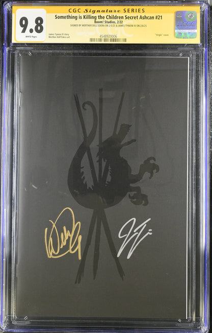 SOMETHING IS KILLING CHILDREN #21 Secret Ashcan CGC 9.8 Signed Dell'Edera Tynion - 06