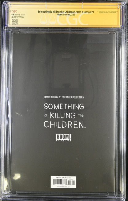 SOMETHING IS KILLING CHILDREN #21 Secret Ashcan CGC 9.8 Signed Dell'Edera Tynion - 06